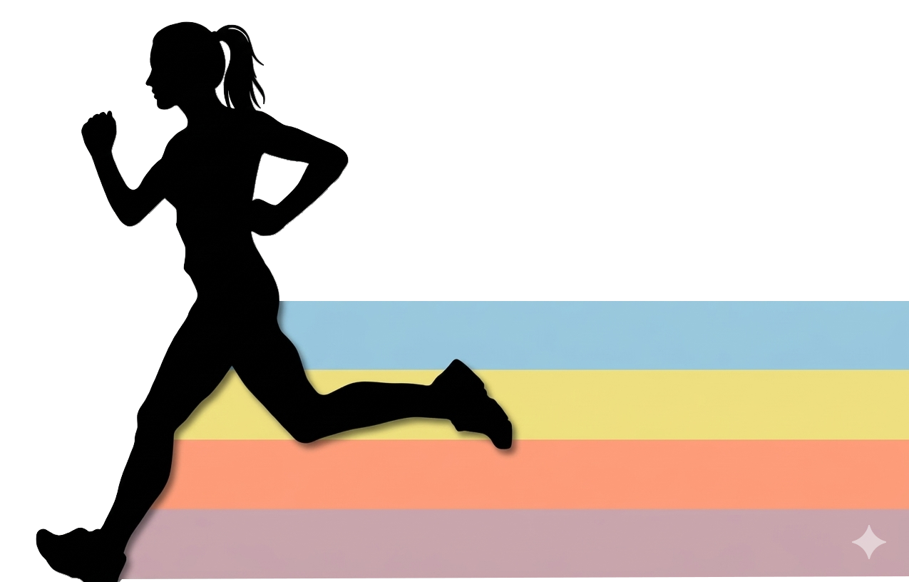 Runner silhouette