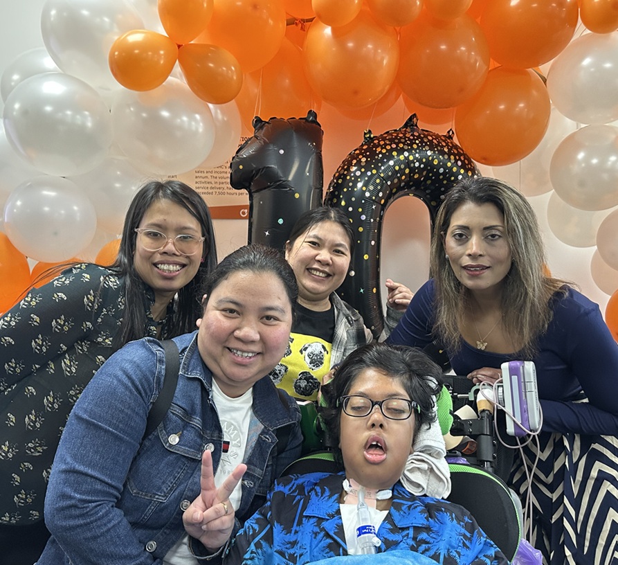 (L-R) Amie, AJ, Janelle, Aizan, Nazia