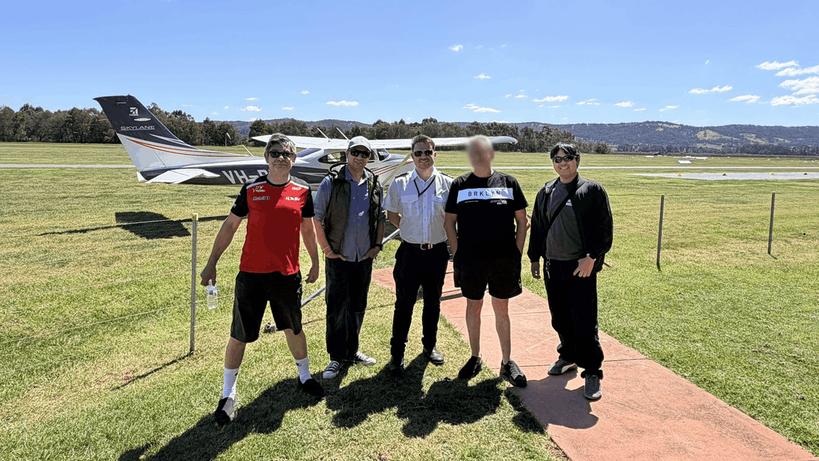 (L-R) Geoff, Saroj, Zac, J, Benedict