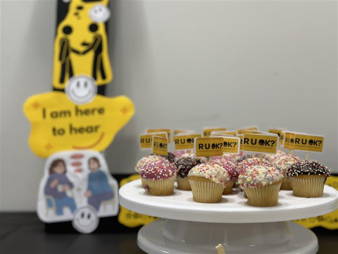 R U OK Day cupcakes