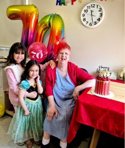 Marilyn with family